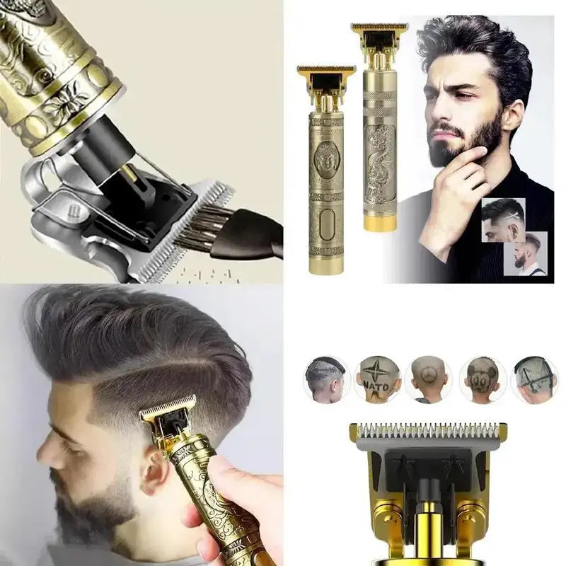 Maquina Profissional para Barba e Cabelo 3 em 1-Clique Relâmpago✅