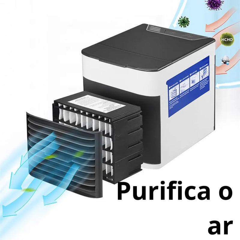 Mini Ar Condicionado Portátil Climatizador e Umidificador-Clique Relâmpago✅