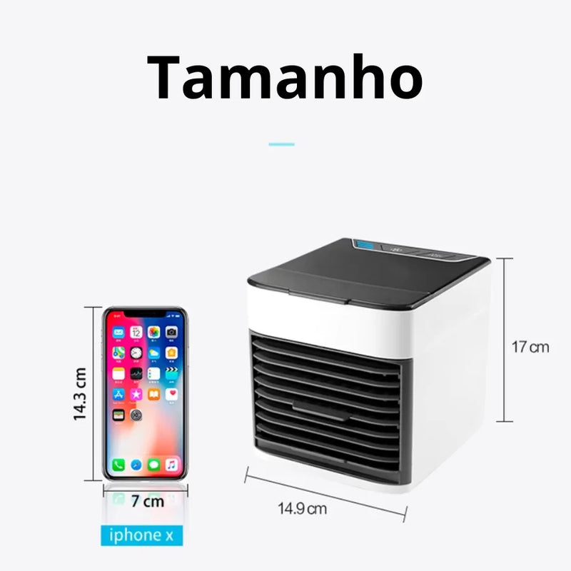 Mini Ar Condicionado Portátil Climatizador e Umidificador-Clique Relâmpago✅