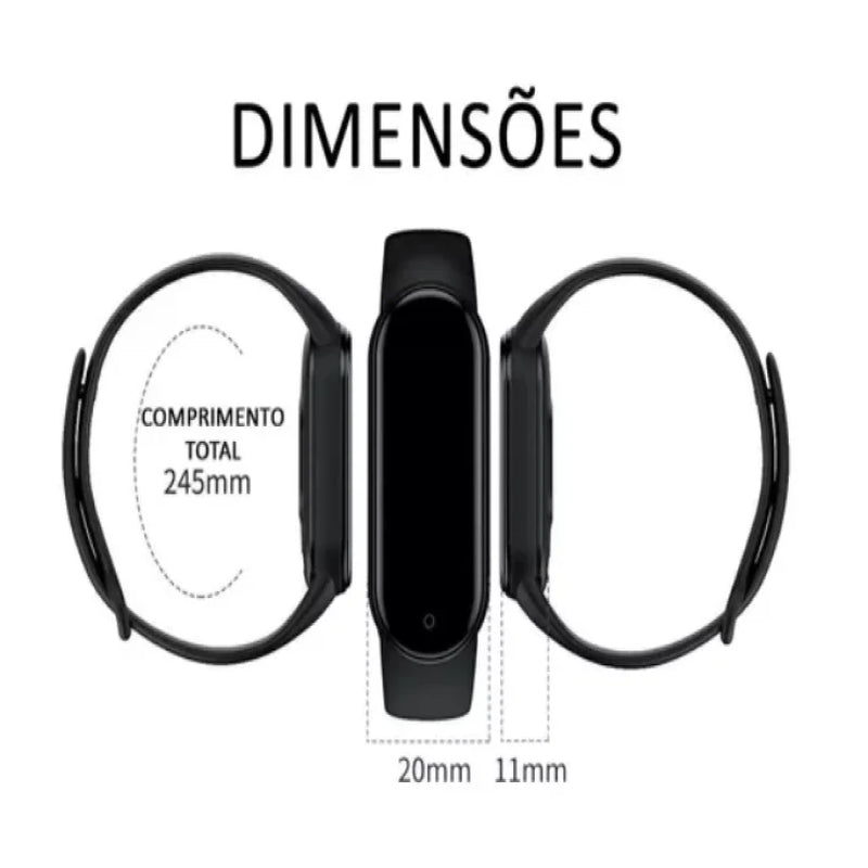 Relógio Inteligente M7 Monitor Saúde-Clique Relâmpago✅