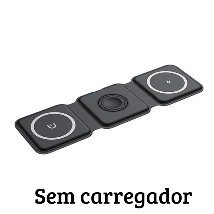 Carregador Magnético 100W sem fio 3 em 1 -Clique Relâmpago - Frete Grátis✅